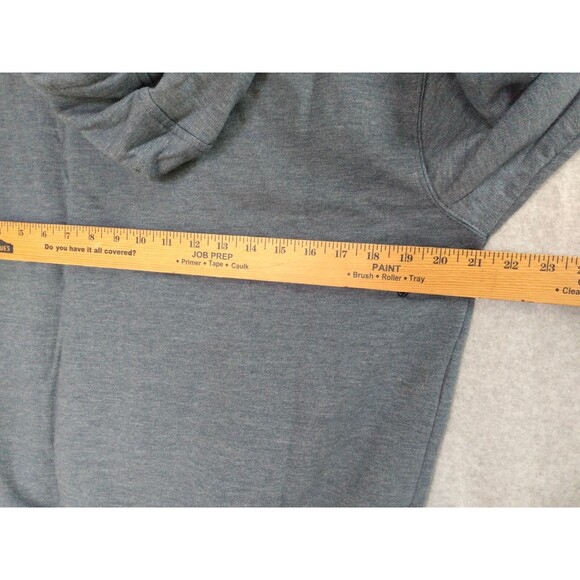 Volcom Hoodie Mens Small Blue Straight Up Fleece Y2K Skateboard Surfer Grunge - Picture 7 of 11